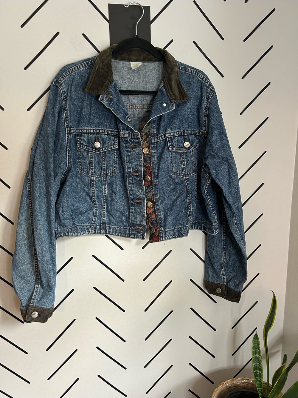 Vintage LEE denim cropped jacket chore jacket style
